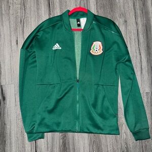 Adidas Green Mexico Soccer Track Jacket